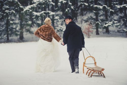 Svatba v zimě